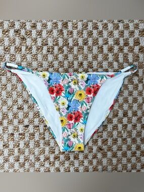 Onia Martina Liberty June Bloom Floral Bikini Bottoms in Multi Medium NWT